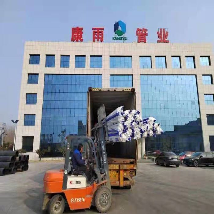 Plastic pipe for hot water office